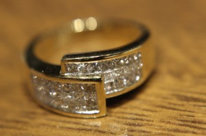 Ring Gold Diamanten 1,08 ct Größe 11 zertifiziert