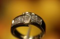 Ring Gold Diamanten 1,08 ct Größe 11 zertifiziert