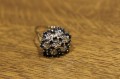 Goldring Saphire Diamanten Größe 17 zertifiziert