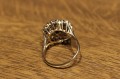 Goldring Saphire Diamanten Größe 17 zertifiziert