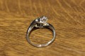 Ring Gold Diamanten 0,13 ct Größe 14 zertifiziert