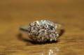 Ring Gold Diamanten 0,13 ct Größe 14 zertifiziert