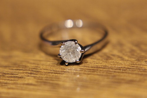 Ring Gold Diamant 0,50 ct zertifiziert