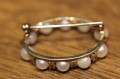 Brosche Gold Perle Diamant Zertifikat