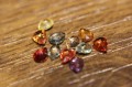 Saphire Natursteine ​​3.60ct 11Stk