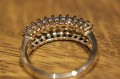 Ring Gold natürliche Diamanten 1,00 ct Größe 16