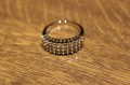 Ring Gold natürliche Diamanten 1,00 ct Größe 16