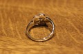 Ring Gold natürliche Diamanten 0,05 ct Größe 17,5