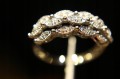 Ring Gold natürliche Diamanten 0,1 ct Größe 13