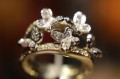 Goldring mit Zirkonia Größe 15,5