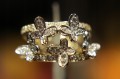 Goldring mit Zirkonia Größe 15,5