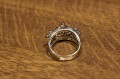 Goldring mit Zirkonia Größe 15,5