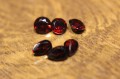 Granate Natursteine ​​3,50 ct 6 Stk