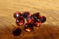 Granate Natursteine ​​4,75 ct 9 Stk
