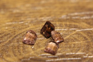 Turmaline Natursteine ​​2,35 ct 4 Stk