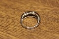 Goldener Katzenauge Ring mit Zertifikat
