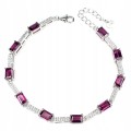 Armband Granate 925 natürliche schöne Rhodolite