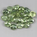 Saphire grüne Natursteine ​​4,47ct 20 Stk