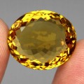 Citrin Naturstein 23,4ct VVS