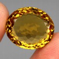 Citrin Naturstein 23,4ct VVS