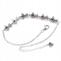 Zartes Armband mit wunderschönen Amethysten Zirkonia 925