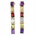 925 Ohrringe Granaten Amethysten Citrin  Aquamarin 3