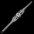 Armband mit Markasit Perlen und Smaragden Tiger 925