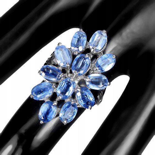 Silberring 925 natürliche Kianite Größe 14