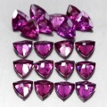Granat Rhodolite Natursteine ​​5,41 ct 20 Stk