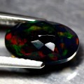 Opal schwarzer Naturstein 1,3 ct AAA IF