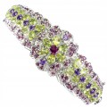 925 Armband natürlichen Peridot Granat Amethysten