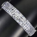925 Silber natürliches Tansanit Armband wunderschön
