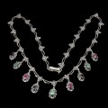 Collier Smaragde Markasit Rubine Saphire 925