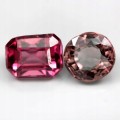 Spinelle rosa Natursteine ​​1,24ct VVS 2 Stk