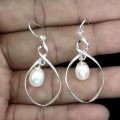 925er Silberohrringe mit natürlichen Barockperlen 5