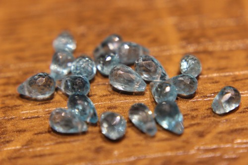 Apatite Natursteine ​​7,55ct 19 Stk
