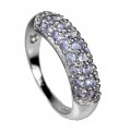 Ring aus 925er Silber Größe 14,5 natürliche Tansanite
