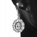 Ohrringe Silber 925 Aquamarin natürliche Spinelle 5
