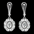 Ohrringe Silber 925 Aquamarin natürliche Spinelle 5