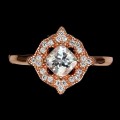 925 Zarter Ring mit Aquamarin Zirkonia Größe 17