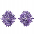 925 Silberohrringe natürliche Amethyste wunderschön 5