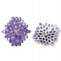 925 Silberohrringe natürliche Amethyste wunderschön 5