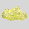 Lemon Quarz Naturstein Buddha Figur 30,28 ct