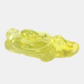 Lemon Quarz Naturstein Buddha Figur 30,28 ct