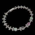 925 Markazit Armband Smaragde Rubine Saphire