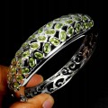 Wunderschönes natürliches Peridot Armband aus 925er Silber