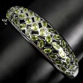 Wunderschönes natürliches Peridot Armband aus 925er Silber