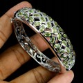 Wunderschönes natürliches Peridot Armband aus 925er Silber