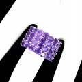 Wunderschöner Ring aus 925 natürlichen Amethysten Größe 15