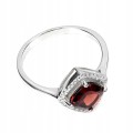 Ring zarte Granat Zirkonia Größe 17 925